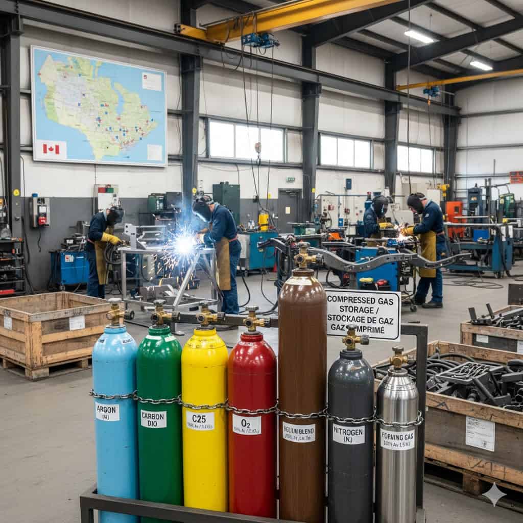 essential welding gases in Ontario for welding