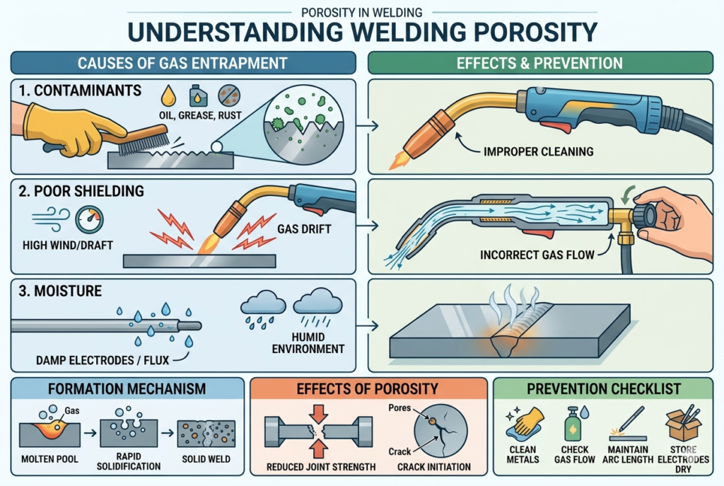 understanding porosity in welding