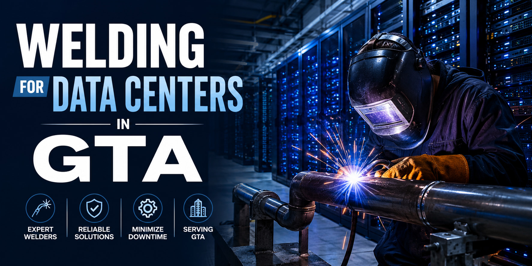 role of industrial welding in data centers in Ontario