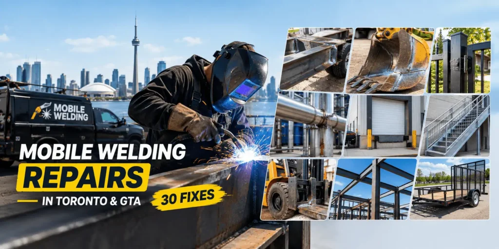 30 Fixes Mobile Welding Can Repairs in Toronto & GTA